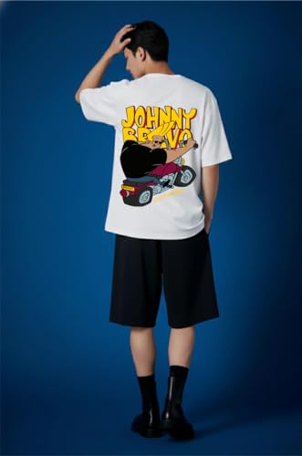 Image of Men's Cotton Oversized Fit Oversized Baggy Fit Drop Shoulder Cool and Stylish