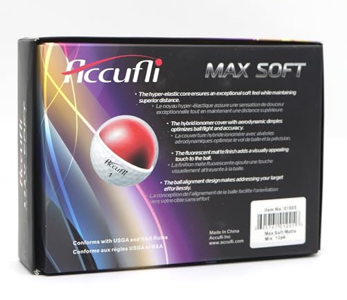 Image of ACCUFLI Max Soft Matte Golf Balls