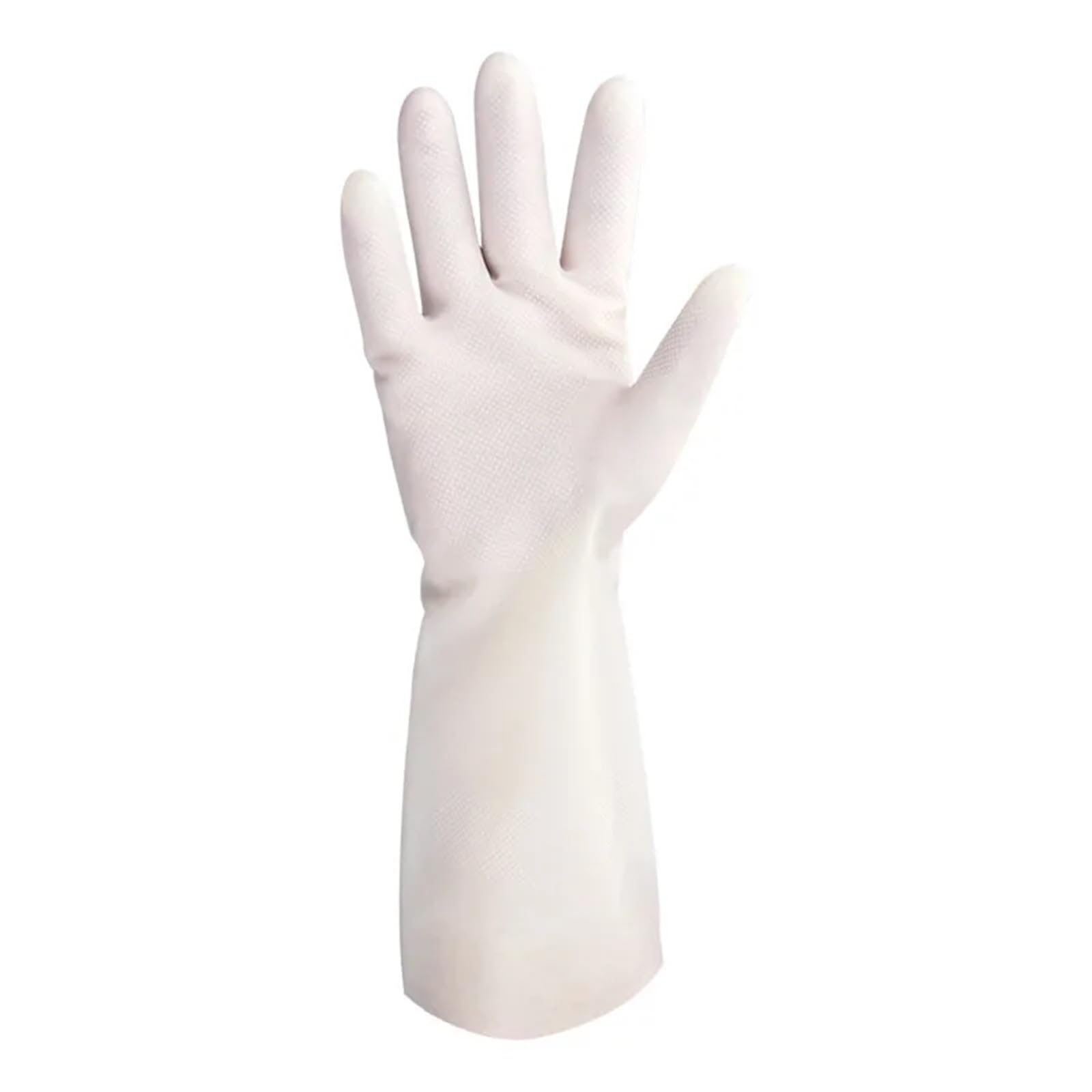 Guantes Limpieza Guantes de látex Reutilizables for Lavar Platos de Cocina y hogar Guantes de Goma Reutilizables for Lavar Platos(White,Extra Large)