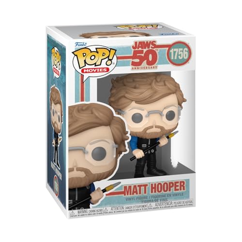 Funko Pop! Movies: Jaws - Matt Hooper- Figura de Vinilo Coleccionable - Idea de Regalo - Mercancia Oficial - Juguetes para Niños y Adultos - Horror Fans - Muñeco para Coleccionistas