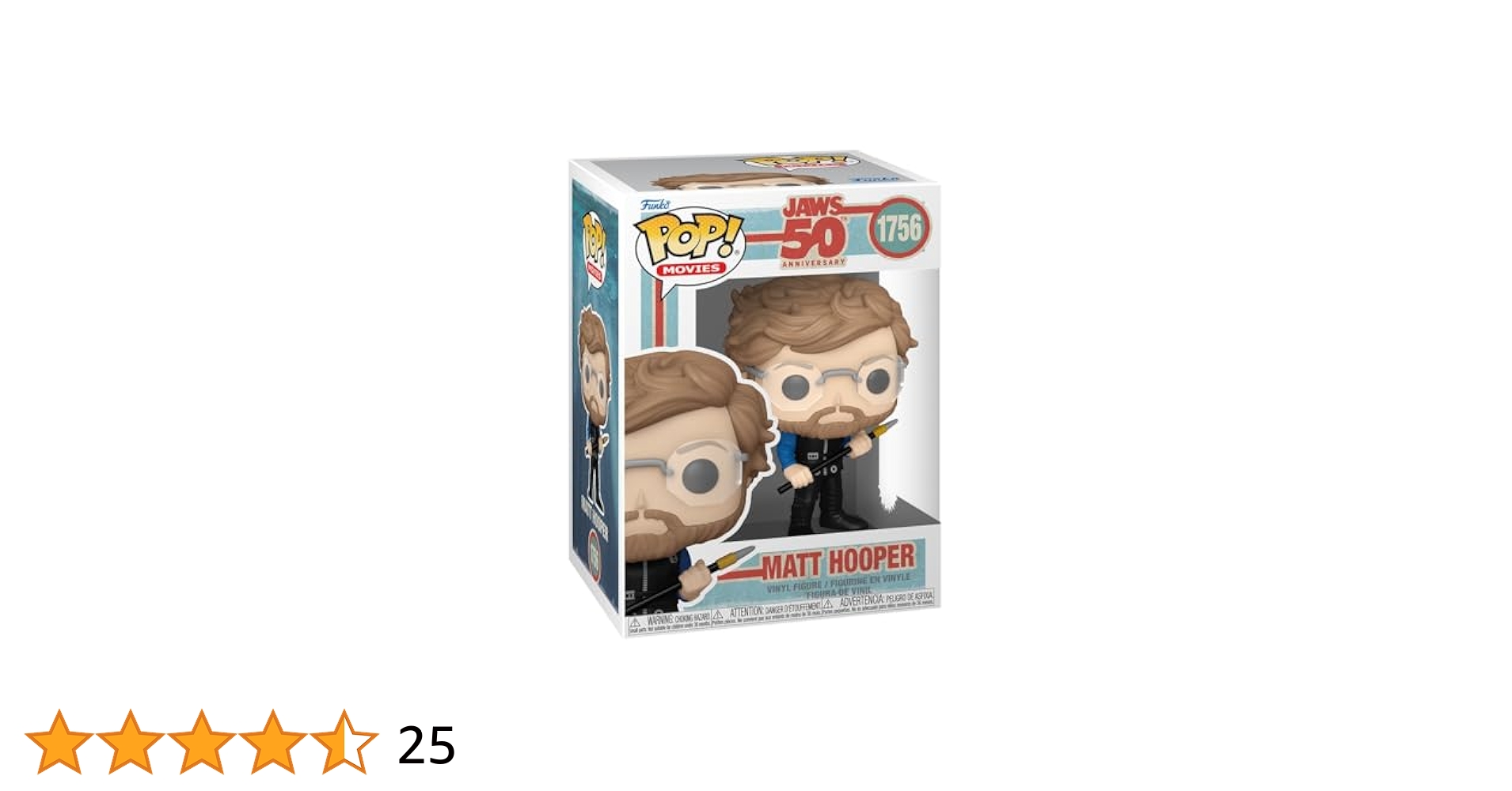 Funko POP! クイント マット•フーパー JAWS ファンコポップ Funko POP! Movies Jaws: Matt Hooper, Vinyl Figure - Walmart.com