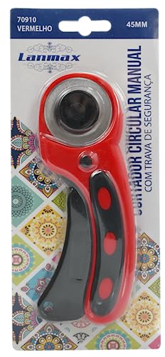 Cortador Circular Patchwork Vermelho