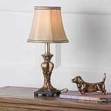 Safavieh Lighting 17-inch August Gold Silky Table Lamp (Set of 2)