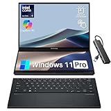 ASUS Zenbook Duo Laptop, Dual 14' OLED WUXGA 16:10 Touch Display, Intel 16-Core Ultra 9 285H, Intel Arc Graphics, 32GB LPDDR5X, 2TB PCIe SSD,WiFi 7,FHD IR Webcam,Detachable Backlit KB,Windows 11 Pro