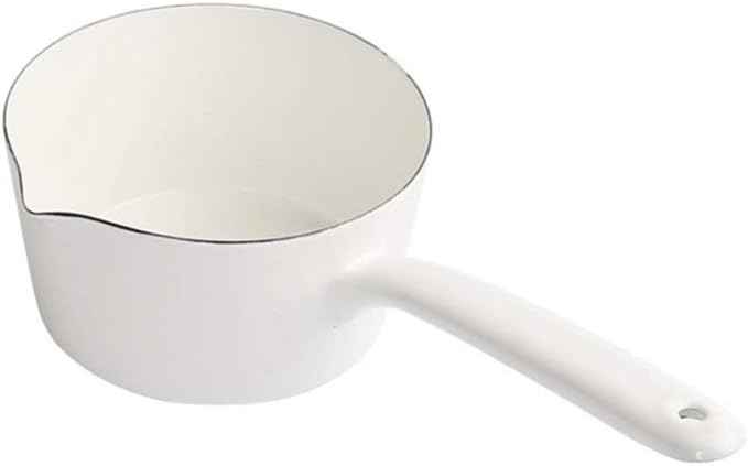 Enamel pot single handle household noodle cooking hot milk instant induction cooker general small soup