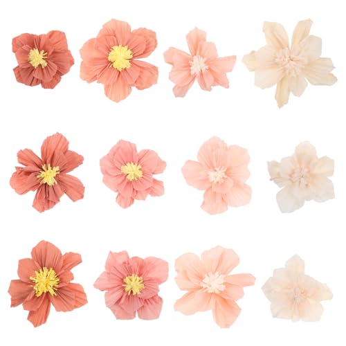 Pièces fleurs papier mariage faciles à transporter pour décorer votre salle - 2