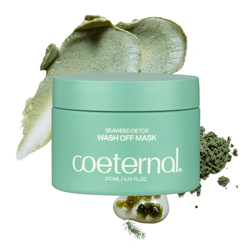 coeternal Seaweed Detox Wash Off Mask, Cooling Korean Clay Mask