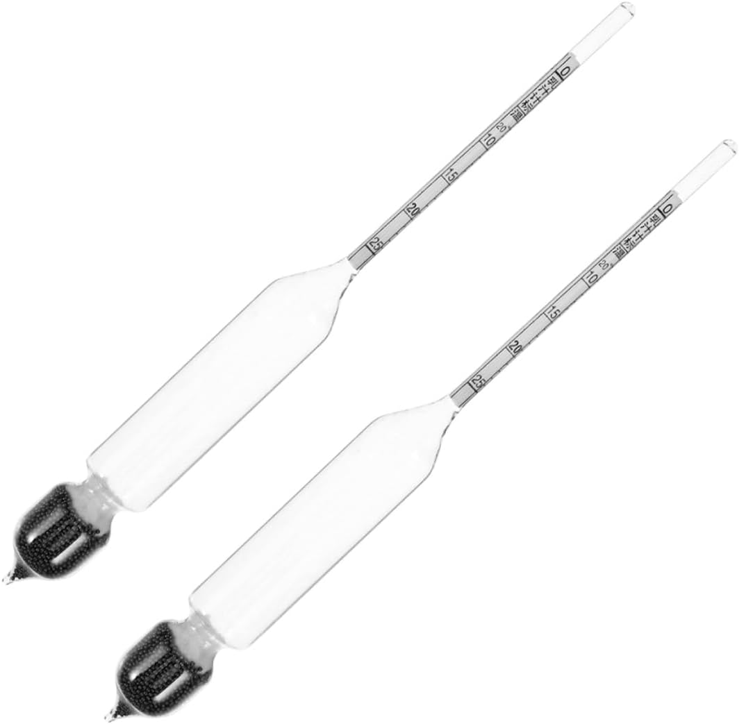 SOLUSTRE 2pcs Accurate Milk Density Home Hydrometer Lactate Milk Regulator for Quality Assurance