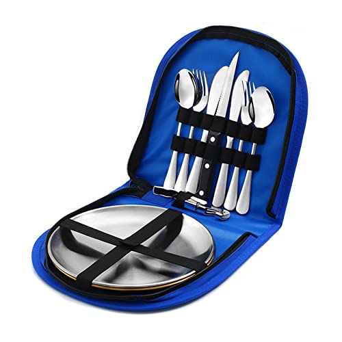 Conjunto de utensílios para churrasqueira - Camping Picnic Talheres Kit Cozinhar Ao Ar Livre Grelhar