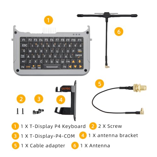 Módulo de expansión de teclado T-Display-P4 con teclas programables independientes 7