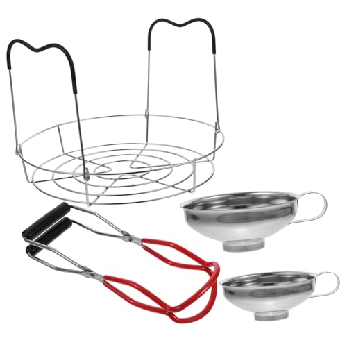 Hemobllo Pinces à Bocaux avec Entonnoir Lève-bocaux pour Mise Conserve Ensemble Complet pour Extraction De Bocaux