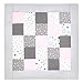Amilian Baby Krabbeldecke Patchworkdecke als Geschenk Spieldecke Laufgittereinlage Decke Kuscheldecke Spielmatte Kinder Matte Baumwolle Erstausstattung Patchwork Krabbelmatte M059 (145x145cm)