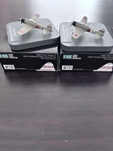 x-plus 1/144 零戦21型 空母翔鶴戦闘機隊 空母瑞鶴戦闘機隊のサムネイル