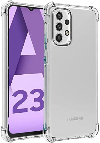 Galaxy A23 5G Case, A23 Case, Galaxy A23 5G Cover, [Slim Thin] [Shockproof] Flexible TPU Gel Rubber Soft Skin Silicone Protective Case Cover For Samsung Galaxy A23 5G (Clear)
