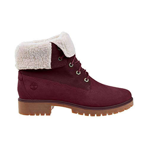 Timberland Women's Jayne Waterproof Teddy Fleece Fold Down Fashion Boot