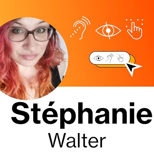 Being Attentive to Accessibility throughout Design Podcast Por  arte de portada