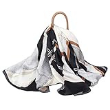 FELOVE Seidenschals Damen 100% Seiden Schal, Schal aus reiner Seide, Elegante Seidentuch Hohe Qualität Hautfreundlich, 40+ Bunte Luxuriöse Schals