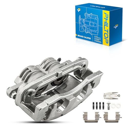 Image of PHILTOP Brake Caliper for 2002-2005 Chevrolet Trailblazer | Front Right Caliper for 2002-2005 GMC Envoy, 2004-2005 Buick Rainier, 2002-2004 Oldsmobile Bravada, 2005 Isuzu Ascender