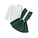 Produktbild Borlai 1-6 Jahre Baby Mädchen Mode Kleidung Set Mädchen Hosenträger Kleid Set 2tlg