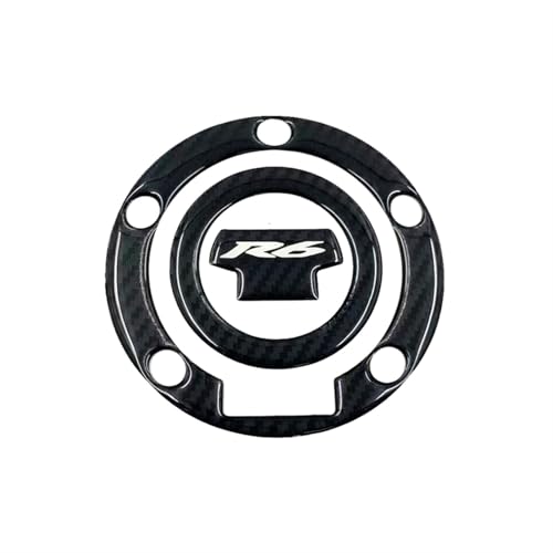 Protector de tija para Yamaha YZF R6 de fibra de carbono adhesivo en color 5