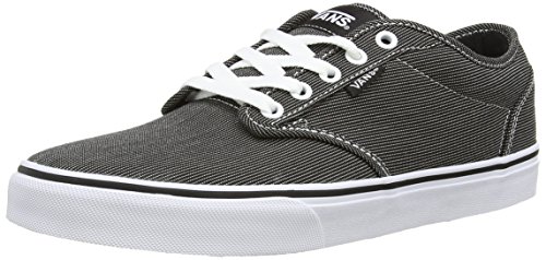 Image of Vans Men's Low-Top Trainers Skateboarding Shoes, Grey Textile Mix, US 7.5