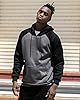 MANLUODANNI Men's Hoodie Pullover lightweight Casual Hoody Hoodies with Kangaroo Pocket Dark Gray Black XXL #1
