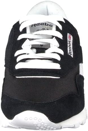 Reebok Men's Classic Nylon Sneaker, Black/White, 8.5 | Image 3