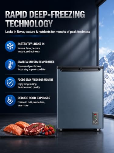 Casanta 7.0 Cu Ft Chest Freezer