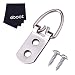 eBoot 50 Pieces Hanging D Ring Picture Frame Hangers Double Hole with Screws
