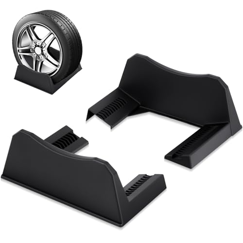 Amazon.co.jp: Colingmill 2個 車用タイヤディスプレイラック