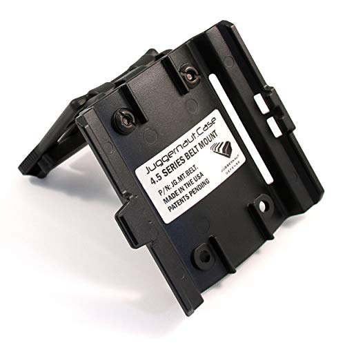 Juggernaut.Case IMPCT - Belt.Mount - Compatible with Standard Belt or up to 2.25' Duty Belt - Flat Black