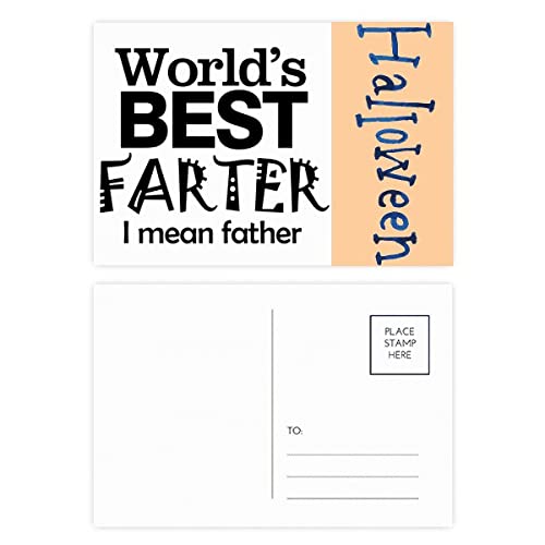 Cartes postales Best Father d'Halloween : célébrez la complicité paternelle avec frisson