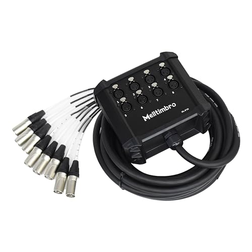 Melltimbro Speakers Low Profile XLR Send Circuit Board Snake Cable, XLR Splitter Cable, Small...