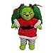 YUTOU Giocattolo di Peluche farcito di Natale,Bambola pelosa Verde di Natale Grinch,Bambola realistica del Fumetto della Peluche, Giocattolo Sveglio della Bambola di Halloween (Color : B)