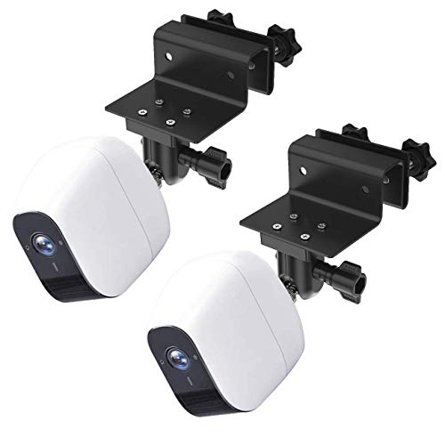Kit de Soporte de Montaje en Pared BECEMURU Protector de Montaje de canaleta Impermeable de ángulo Ancho para Sistema de cámara de Seguridad inalámbrica eufyCam 2/2C y eufyCam E (Negro, 2 Paquete)