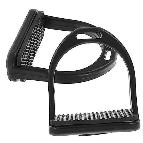 Mipcase 2Pcs Non Slip Horse Riding Stirrups Accessories Easy to Install Saddle for Enhanced Safety and Stability for Equestrian Use