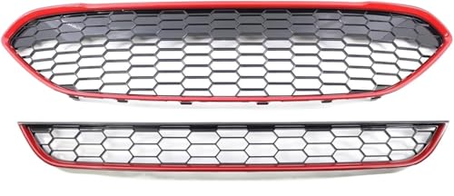 Grille de phare antibrouillard pour Fiesta Zetec-S 2013-2017 et calandre de pare-chocs supérieure