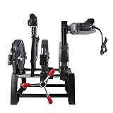 Pipe But Fusion Welder, Manually Operated HDPE Butt Fusion Welding Machine, 2 Clamps 2.48''-7.87'', Pipe Welder for PE PP PB PVDF HDPE PVC Pipe Tube Butt Fusion Welder Welding Machine