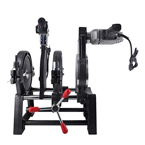 Pipe But Fusion Welder, Manually Operated HDPE Butt Fusion Welding Machine, 2 Clamps 2.48''-7.87'', Pipe Welder for PE PP PB PVDF HDPE PVC Pipe Tube Butt Fusion Welder Welding Machine