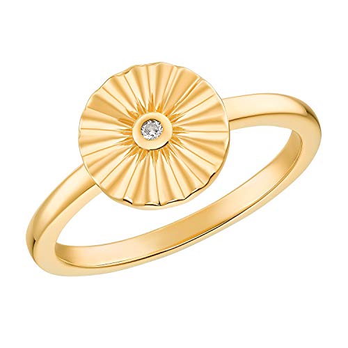 Anneau s.Oliver argent orné de zirconium cadeau idéal pour femme bague d'anniversaire romantique