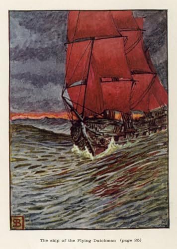 Carteles impresiones estilo retro de la nave olandese volante para decorar salones modernos