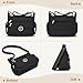 JUYANO Bolso Bandolera Mujer Grande Nylon Impermeable Malas Senhora con Múltiples Bolsillos Imagen de JUYANO Bolso Bandolera Mujer Grande Nylon Impermeable Malas Senhora con Múltiples Bolsillos