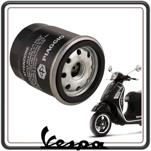 RICAMBIO ORIGINALE PIAGGIO FILTRO OLIO PER PIAGGIO VESPA GTS 125 - GTS 150-250 - 300 - VESPA GTV 125-250 - 300 - VESPA LX 125-150 - VESPA GRANTURISMO 125-200 - ET4 125 - SPRINT 125 ORIGINALE PIAGGIO.