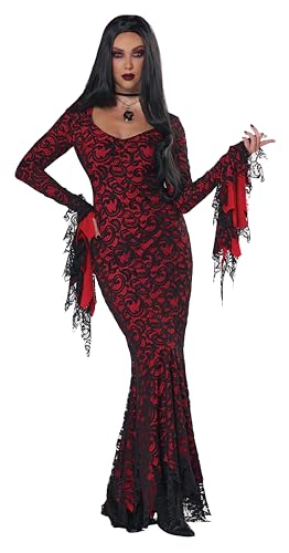 Costume de Vampire en Dentelle pour Femme Déguisement Sorcière