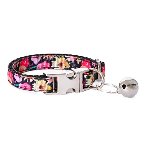 WAAAG Pet Supplies, (Serenade Bouquet) Cat Collar, Dog Collar, Cat Leash, Dog Leash, Cat Harness, Dog Harness, Small Dog Collar, Medium Dog Collar, Large Dog Collar (Pet Collar, XXS)