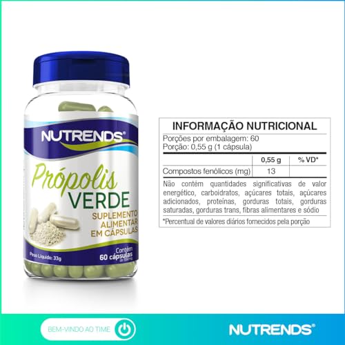 Nutrends Própolis Verde Extrato 30% 60 Cápsulas