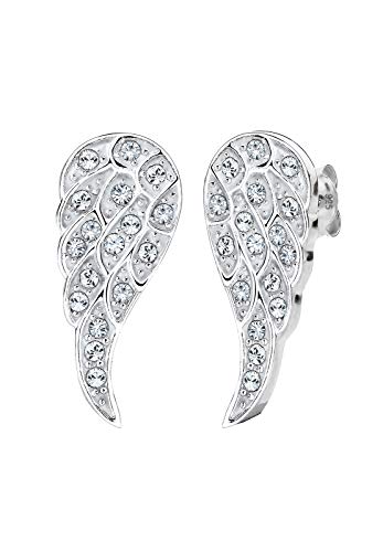 Preisvergleich Produktbild Elli Ohrringe Damen Flügel mit Swarovski® Kristalle in 925 Sterling Silber