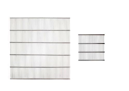 4BEE Professionelles Metall Absperrgitter | Verzinkt & Waagerecht | zur Trennung der Bienenkönigin | Trennt Brutraum vom Honigraum | Imkereibedarf - 395x477 mm