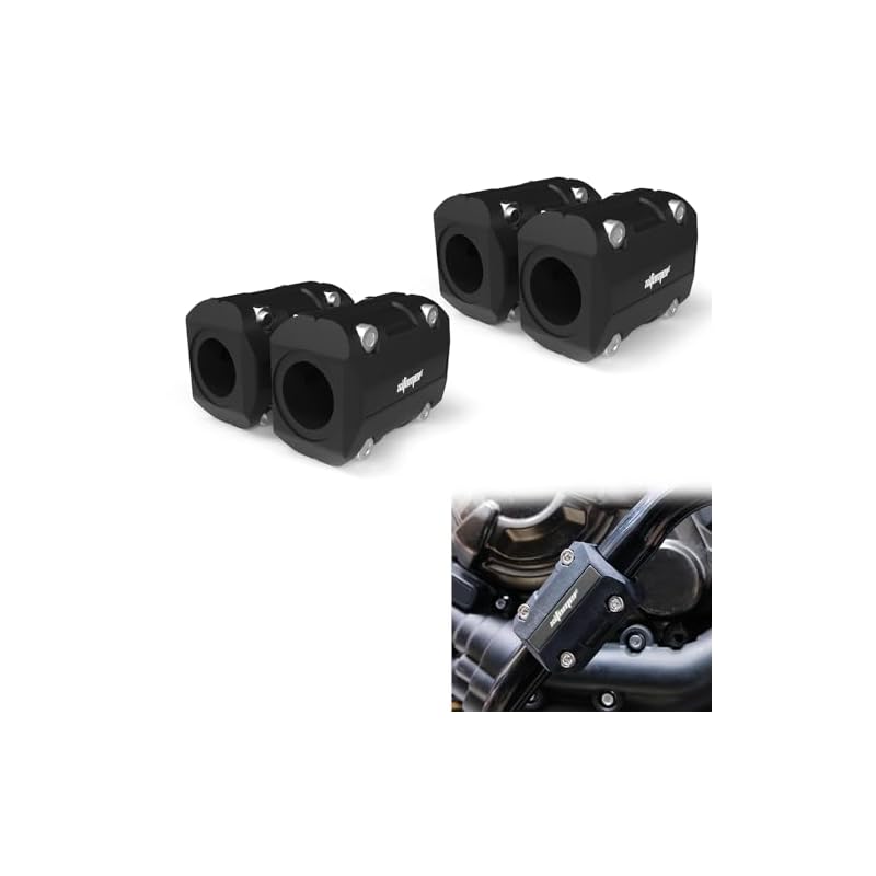 Xitomer-2-Pair-22Mm25Mm28Mm-Motorcycle-Engine-Guard-Bumper-Crash-Bar-Protectors-Motorcycle-Crash-Bar-Protectors-Frame-Sliders-Black 418m++2syql. sl500 . ss800