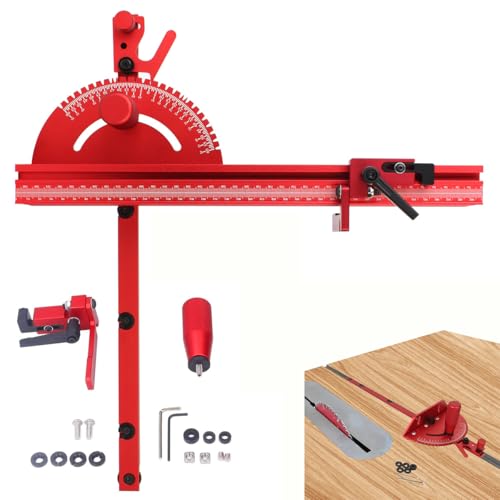 Precision Miter for Table Saw with Fence and Stop